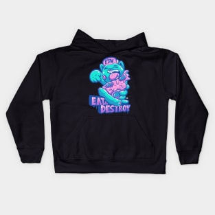 eat & destroy Kids Hoodie